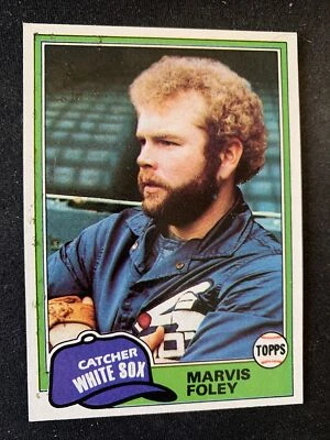 1981 Topps Baseball Card #646 Marvis Foley Chicago White Sox NmMt Free Ship! - Image 1 of 2