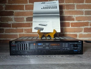 JVC R-X220 Stereo AM/FM Receiver 40W 5 Band Equalizer & Instruction Manual - Picture 1 of 9