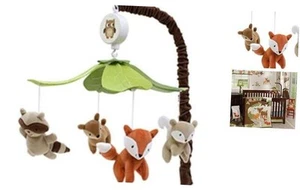 Woodland Tales Multicolor Forest Animals Musical Baby Crib Mobile - Picture 1 of 4