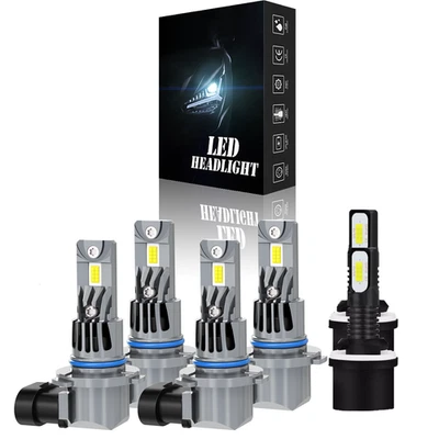 适用于雪佛兰 Monte Carlo 00-05 LED 车头灯雾灯灯泡 6x 组合转换套件 — 第 1/4 张图片