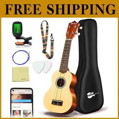 Ukulele Starter Kit - 21 Inch Soprano, Free Online Lessons - Image 1 of 4