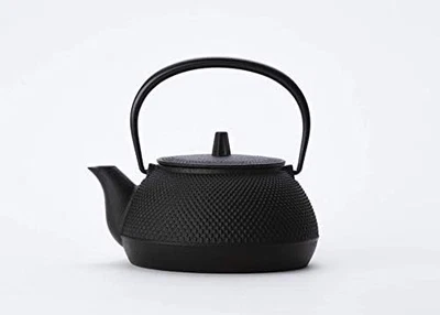 Rock casting (Iwachu) Iron kettle black baking 0.65L Iron kettle combined 0.65L - Image 1 of 4