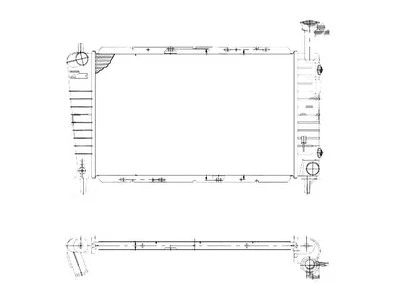 For 1988-1995 Mercury Sable Radiator 76234WNHY 1994 1989 1990 1991 1992 1993 - Image 1 of 2