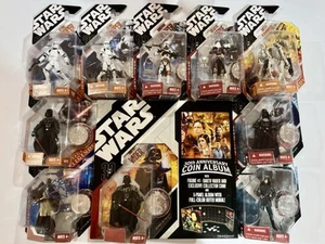 Star Wars 30th Anniversary Bundle (10 Figures & Coin Album) (2006) Sealed, New - Picture 1 of 10
