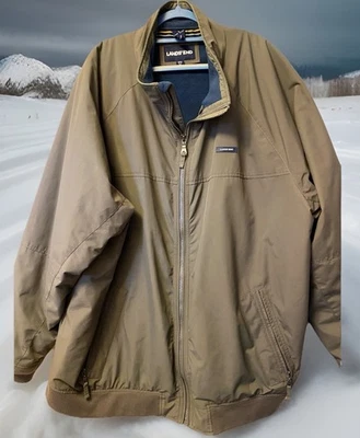 Abrigo chaqueta con cremallera Lands End para hombre talla 4XL 58-60 ALTO VERDE CAQUI Foto 1 de 4