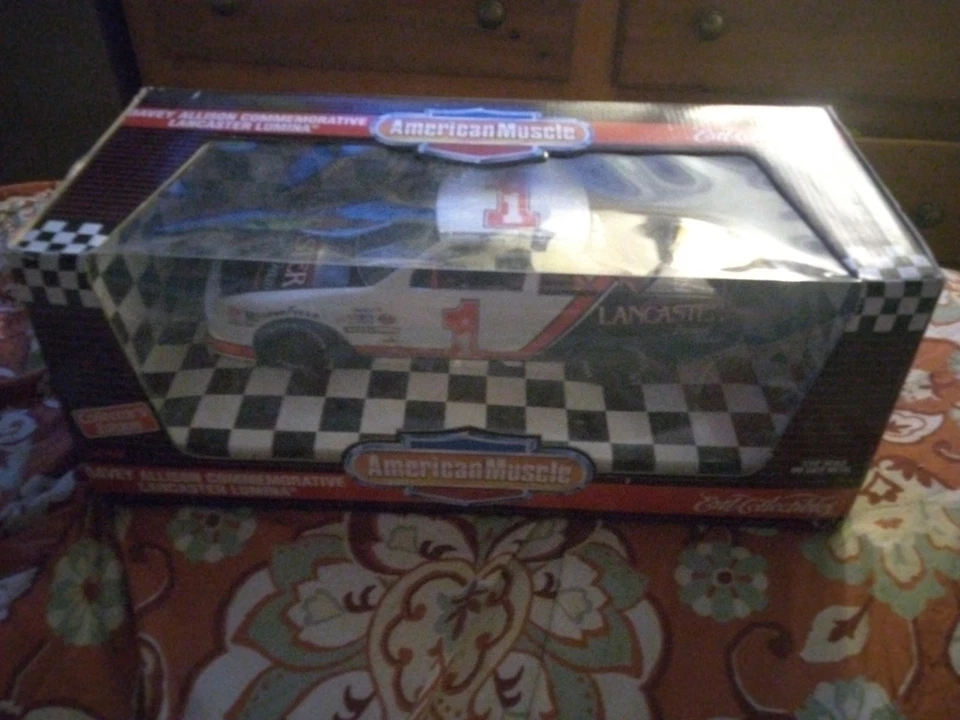 1/18 ERTL Remembering Davey Allison #1 Lancaster Chewing Tobacco Chevy Lumina - Image 1 of 4