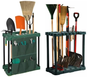 Garden Tool Tidy Stand Caddy Storage Organiser Holder Garage Equipment Shed Rack - Picture 1 of 22