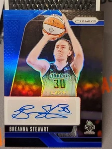 2024 Panini Prizm WNBA Signatures Blue Prizm /75 Breanna Stewart #SG-BRS Auto - Picture 1 of 9