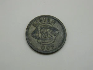 VINTAGE FIVE CENTS TRADE TOKEN THE SILVER CUP - Picture 1 of 2