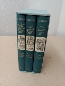 E Nesbit The Adventures of the Treasure Series 3 Book Box Set Folio Society 1993 - Picture 1 of 7