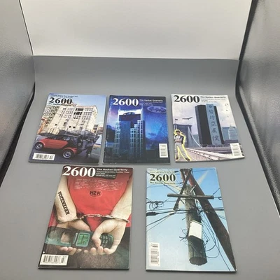 (5) 2600 Hacker Quarterly Magazine Early 2000’s Lot - Imagem 1 de 4
