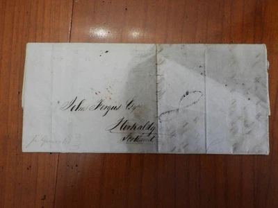 Carta de barco Panamá a Kirkaldy Escocia Liverpool 1840 por Garrick Foto 1 de 4