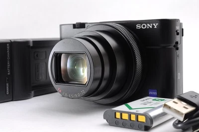 SONY Cyber-shot RX100 VII 35 Languages DSC-RX100M7 Black [Near MINT ] from JapaN - Image 1 of 4