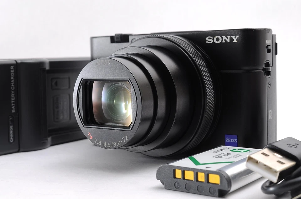 SONY Cyber-shot RX100 VII 35 Languages DSC-RX100M7 Black [Near MINT ] from JapaN - Image 1 of 4