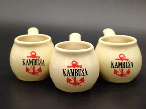 KAMBUSA BONOMELLI TAZZINA PUBBLICITARIA A FORMA DI PIPA - PANNA - Imagen 1 de 9