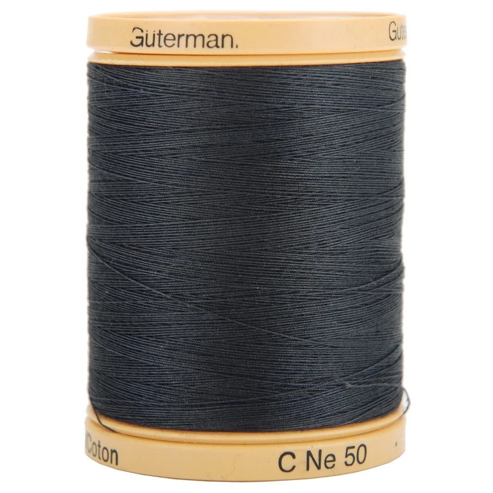 Gutermann Natural Cotton Thread Solids 876yd-Iron Grey - 6 Pack - Image 1 of 1