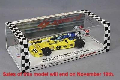 Spark 1:43 Martini MK22 Renault Gordini CH1B Estoril GP F2 1977 #5 Didier Pironi Foto 1 de 4