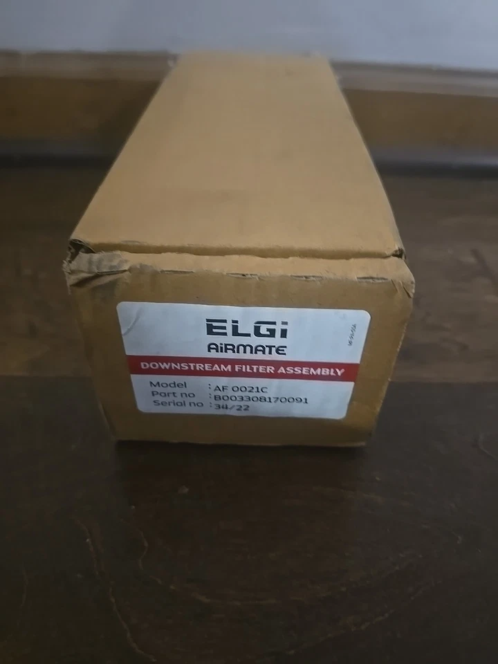 ELGi AF0021C Airmate Downstream Air Filter 21 SCFM 0.01 micron 3/8" NPT 290 PSIG - Image 1 of 4