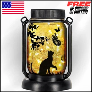 Solar Lanterns Mason Jar Solar Lights Fairy Lantern Decorative for Balconies - Picture 1 of 12