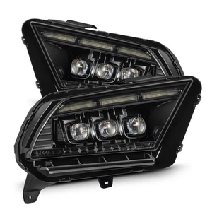 For 13-14 Ford Mustang MK II NOVA-Series LED Projector Headlights Alpha-Black - Picture 1 of 8