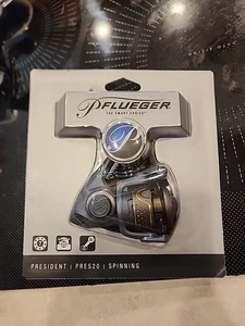 Pflueger President PRES20B Spinning Fishing Reel 7 Ball Bearing 5.2:1 Ratio 5674 - Picture 1 of 4