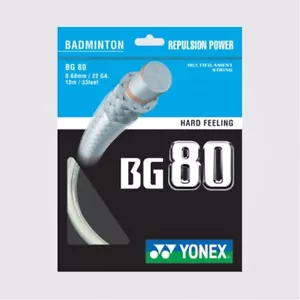 Yonex BG-80 10 Meter Badminton Schläger Saite weiß, gelb, sky blue, black, pink - Bild 1 von 3