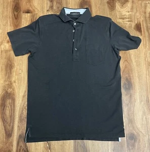 Greyson Mens Golf Performance Cayuse Polo Shirt Size Medium Back Wolf Logo - Picture 1 of 8