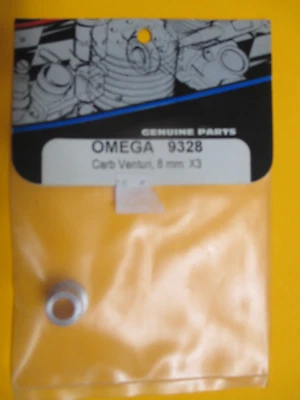 OMEGA GENUINE PARTS # 9328 8MM CARBURETOR VENTURI PICCO MICROMOTORI SEALED NEW - Image 1 of 3