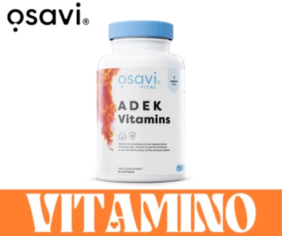 OSAVI ADEK VITAMINS A D3 K2 SOFTGEL SUPPORT BONES QUALITY IMMUNE SYSTEM