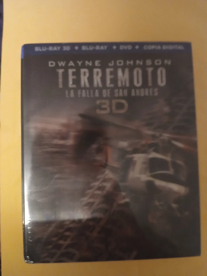 Terremoto: La Falla de San Andreas Spanish Version Dwayne Johnson 3D Blu Ray - Image 1 of 1