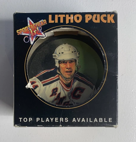 Mark Messier Souvenir 1996 Litho Pick New York Rangers New - Box Worn Cover