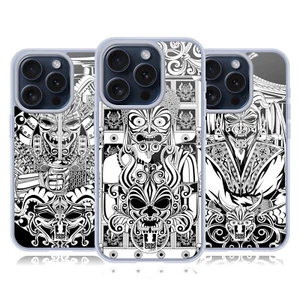 HEAD CASE DESIGNS BNW DEVIL FACE ÉTUI COQUE EN GEL POUR APPLE iPHONE TÉLÉPHONES - Photo 1 sur 10