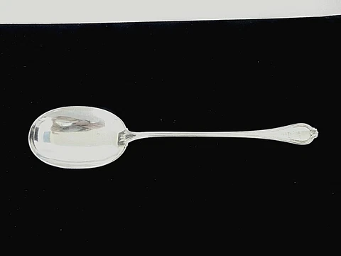 1906 Towle Paul Revere Sterling Silver 8" Serving Spoon, Mono E Cover