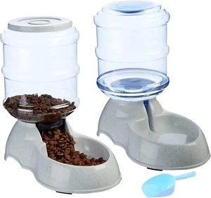 Alimentador Automatico Para Mascotas Perro Gato Dispensador De Comida Y Agua NEW - Picture 1 of 6