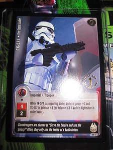 STAR WARS CCG JEDI KNIGHTS CARD MINT/N-MINT 1ST DAY 50C COM TK-577 FIRE TEAM.. - Picture 1 of 2