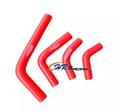 Manguera de radiador de silicona roja para Honda CRF250X CRF250R 2004-2009 2005 2006 2007 Foto 1 de 4