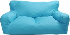 Koreyosh Bean Bag Chair Kids Self-Inflated Sponge Stuffed Beanless Dorm Chair