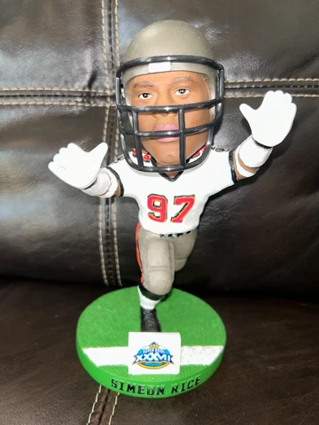 Simeon Rice Rare Super Bowl XXXVII Tampa Bay Buccaneers Bobblehead Limited Ed Cover