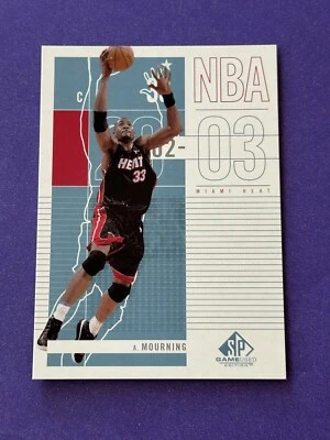 2002-03 SP Game Used Edition Alonzo Mourning #50 Miami Heat (Q) - Image 1 of 2