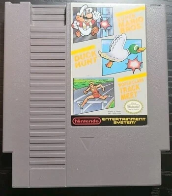 Super Mario Bros. - Duck Hunt - World Class Track Meet English Nintendo NES - Image 1 of 4