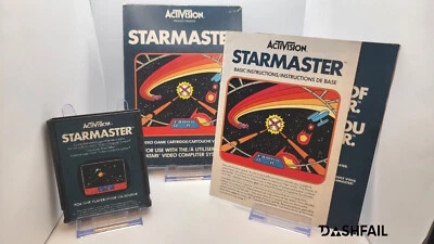 Starmaster (Atari 2600, 1982) Authentic - Complete in Box + All Inserts + Cover - Image 1 of 4