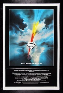 SUPERMAN ✯ CineMasterpieces ORIGINAL MOVIE POSTER 1978 NM-M C9-C10 TRIFOLD - Picture 1 of 1