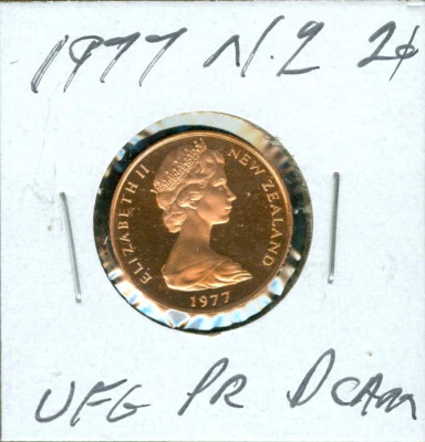 Nueva Zelanda 1977 2 centavos ultra mejor prueba dcam envío $3,99 Nueva Zelanda Foto 1 de 4