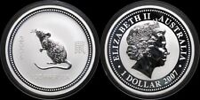2008 Australia $1 - 1oz Silver - Luna Year of the Rat - Series 1