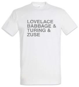 Lovelace & Babbage & Turing & Zuse T-Shirt The Thrilling Adventures of Fun - Picture 1 of 1