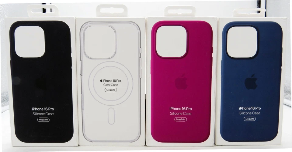 Funda blanda de silicona genuina Apple con MagSafe para Apple iPhone 16 Pro 6.1" Foto 1 de 1