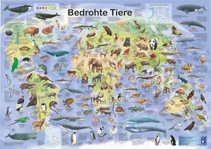 Bio Poster "Bedrohte Tiere" - Bild 1 von 3