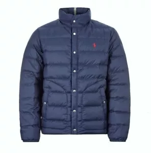 Polo Ralph Lauren Down Quilted Jacket Navy Size L RRP £295 - Picture 1 of 24