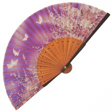 Chinese Japanese Folding Hand Silk dance Bamboo Fan Diy Hot New crafts new S-13