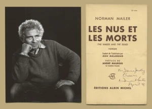Norman Mailer (1923-2007) - Écrivain américain - Page de titre dédicacée - 1999 - Foto 1 di 4